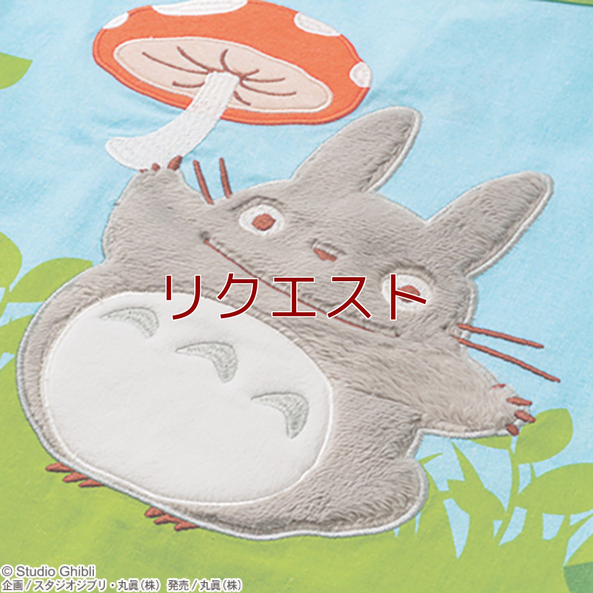 画像3: 〈ジブリ〉サイドボタンエプロン　トトロ・グリーン (3)