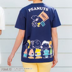 画像2: 〈スヌーピー〉応援Tシャツ　ネイビー (2)