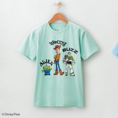 画像1: 〈トイ・ストーリー〉お友だちTシャツ　ミント (1)