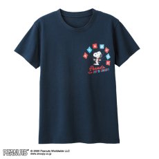 画像2: スヌーピー・チームTシャツ　ネイビー Mのみ (2)