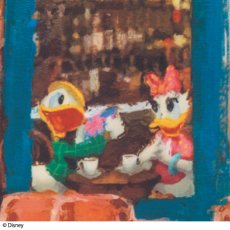 画像3: 〈ディズニー〉プレミアムアートバッグＬ　カフェ (3)