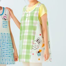 画像1: うさくまアイスクリームエプロン　グリーン　M (1)