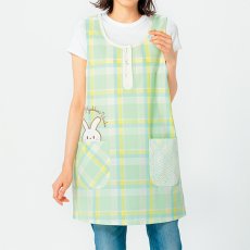画像2: グリーン＆パープルエプロン3枚セット(L) (2)