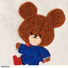 画像2: 〈くまのがっこう〉サガラ刺しゅうトートバッグ (2)