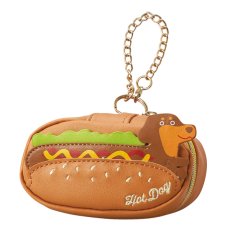 画像1: ポーチ付きエコバッグホットドッグエコ (1)