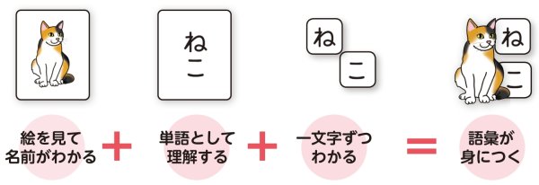 絵文字カードと文字チップ ほいくとかいごのおかいもの